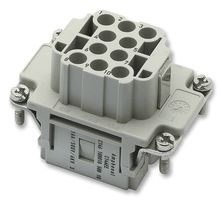 AMPHENOL SINE/TUCHEL C146 10B010 500 10 Heavy Duty Connector, heavymate EE Series, Insert, 10+PE Contacts, E6, Receptacle