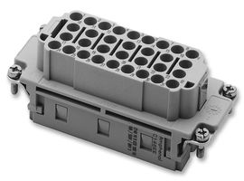 AMPHENOL SINE/TUCHEL C146 10B032 500 10 Heavy Duty Connector, heavymate EE Series, Insert, 32+PE Contacts, E16, Receptacle