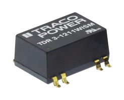 TRACO POWER TDR 3-1211WISM Isolated Surface Mount DC/DC Converter, ITE, 4:1, 3 W, 1 Output, 5 V