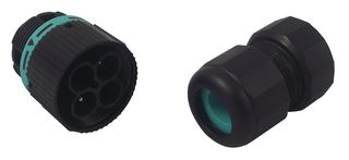 HYLEC THB.387.A2A Circular Connector, Sealed Circular Connector, TH387 Micro Teeplug Series, Cable Mount Plug