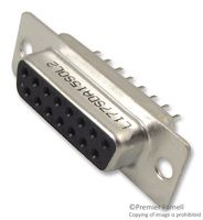 AMPHENOL COMMUNICATIONS SOLUTIONS L177SDA15SOL2 D Sub Connector, DB15, Standard, Receptacle, SD, 15 Contacts, DA, Solder