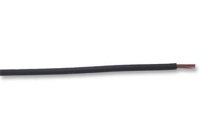 TE CONNECTIVITY ACW0219-0.50-0 Wire, Stranded, Hook Up, PVF2, Black, 19 x 0.19mm, 100 m