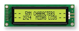 MIDAS DISPLAYS MC22405A6WK-SPTLY-V2