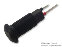 MARL 612-301-21 LED Panel Mount Indicator, Red, 12 VDC, 6.35 mm, 20 mA, 900 mcd, IP67