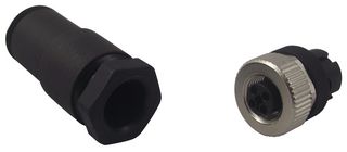 PHOENIX CONTACT 1404644 Sensor Connector, M12, Female, 4 Positions, Screw Socket, Straight Cable Mount