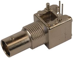 TE CONNECTIVITY - AMP 5227677-1 RF / Coaxial Connector, Mounting Post Style, BNC Coaxial, Right Angle Jack, Solder, 50 ohm
