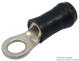 TE CONNECTIVITY 342062 Ring Tongue Terminal, 14 AWG, 2 mm², PIDG, Black