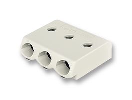 WAGO 2059-303/998-403 Wire-To-Board Terminal Block, 3 mm, 3 Ways, 26 AWG, 22 AWG, 0.34 mm², Clamp