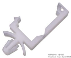 TR FASTENINGS TRWSLT-02-1-01 Fastener, Wire Saddle, Lock Top, Push Mount Cable Clamp, Nylon 6.6 (Polyamide 6.6), Natural