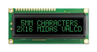 MIDAS DISPLAYS MC21605G12W-VNMLG