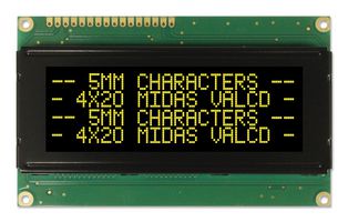 MIDAS DISPLAYS MC42005A12W-VNMLY