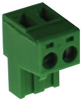 CAMDENBOSS CTB9209/2 Pluggable Terminal Block, 5.08 mm, 2 Ways, 24 AWG, 12 AWG, 2.5 mm², Screw