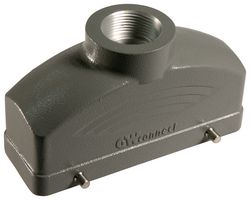 MOLEX / GWCONNECT 7824.6524.0 Heavy Duty Connector, PG21 Top Entry, 4 Pegs, Hood, Top Entry, Aluminium Body, 2 Lever, 24B