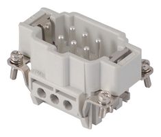 MOLEX / GWCONNECT 7306.6103.0 Heavy Duty Connector, 6+PE Signal, Wire Protection, 93601, Insert, 6 Contacts, 6B, Plug, Screw Pin