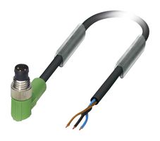 PHOENIX CONTACT 1681693 Sensor Cable, 90° M8 Plug, Free End, 3 Positions, 1.5 m, 4.9 ft