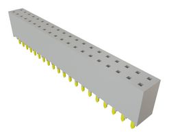 SAMTEC SSW-120-01-T-D PCB Receptacle, Board-to-Board, 2.54 mm, 2 Rows, 40 Contacts, Through Hole Mount