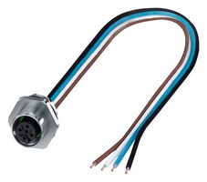PHOENIX CONTACT 1411572 Sensor Cable, M12 Receptacle, Free End, 5 Positions, 500 mm, 19.6 "