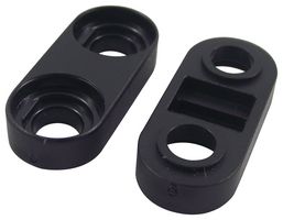 POMONA 4619-0 Test Accessory, Double Banana Jacks and Binding Posts, Mounting Base