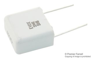 KEMET SMR15104J400B10L16.5CBULK General Purpose Film Capacitor, Metallized PPS, Radial Box - 2 Pin, 0.1 µF, ± 5%, 200 V, 400 V