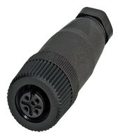 PHOENIX CONTACT 1662298 Sensor Connector, IP67, M12, Male, 5 Positions, Screw Pin, Straight Cable Mount