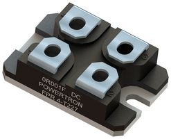 VPG FOIL RESISTORS FPR 4-T227 0R001 G 1% Q Resistor, Screw, 1000 µohm, FPR 4-T227 Series, 60 W, ± 1%, Screw, 1.5 kV