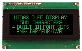 MIDAS DISPLAYS MCOB42005A1V-EGP