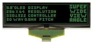 MIDAS DISPLAYS MCOT256064C1Y-GM