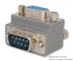 Premium DB9 right angle male to female Adapter