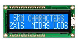 MIDAS DISPLAYS MC21605G6WD-BNMLW-V2