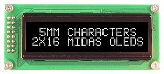 MIDAS DISPLAYS MCOB21605B1V-EWP