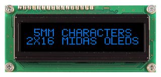 MIDAS DISPLAYS MCOB21605G1V-EBP