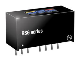 RECOM POWER RS6-2415D Isolated Through Hole DC/DC Converter, ITE, SIP, 2:1, 6 W, 2 Output, 15 V