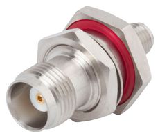 AMPHENOL SV MICROWAVE SF1134-6007 RF / Coaxial Adapter, PTNC, Jack, SMA, Jack, Straight Bulkhead Adapter, 50 ohm