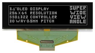 MIDAS DISPLAYS MCOT256064B1A-WM
