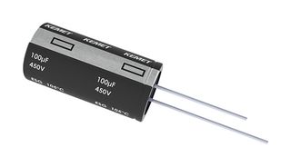 KEMET ESG226M400AL4AA Electrolytic Capacitor, 22 µF, 400 V, ± 20%, Radial Leaded, 5000 hours @ 105°C, Polar