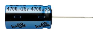 NICHICON UKA1C101MDD1TD Electrolytic Capacitor, 100 µF, 16 V, ± 20%, Radial Leaded, 2000 hours @ 105°C, Polar