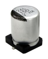 CHEMI-CON HHXA500ARA101MJA0G Hybrid Aluminium Electrolytic Capacitor, 100 µF, ± 20%, 50 V, Radial Can - SMD, 0.025 ohm