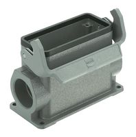 HARTING 19300240292 Heavy Duty Connector, M32, Base, Panel Mount, Aluminium Body, 1 Lever, 24B
