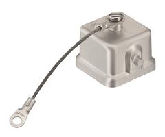 HARTING 19440035425 Dust Cap / Cover, Protection Cover, Harting Han-INOX Series Heavy Duty Connectors, Metal Body