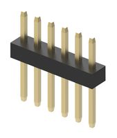 GCT BC020-06-A-0200-0300-L-D Pin Header, Board-to-Board, 1 mm, 1 Rows, 6 Contacts, Through Hole Straight, BC020