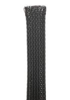 PANDUIT SE25P-TR0 Sleeving, Braided, PET (Polyethylene Terephthalate), Black, 6.35 mm, 61 m, 200 ft