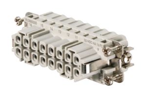 WEIDMULLER HDC HA 16 FC Heavy Duty Connector, RockStar HA, Insert, 16+PE Contacts, 5, Receptacle