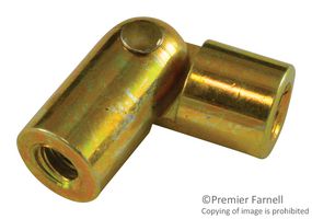 KEYSTONE 353 Standoff, Brass, 6-32, Hinged Round Female, 19.1 mm