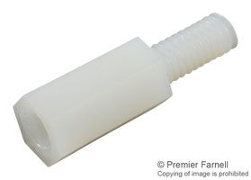 KEYSTONE 4816 Standoff, Nylon 6.6 (Polyamide 6.6), 6-32, Hex Male-Female, 12.7 mm, 19.1 mm