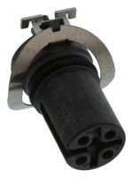 AMPHENOL LTW MSAS-05PFFT-EE0001 Sensor Connector, M Series, M12, Female, 5 Positions, PCB Socket, Straight Panel Mount