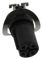 AMPHENOL LTW MSBS-05PFFT-EE0001 Sensor Connector, M Series, M12, Female, 5 Positions, PCB Socket, Straight Panel Mount