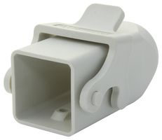 MOLEX 93601-0690 Heavy Duty Connector, M20, Hood, Top Entry, Nylon (Polyamide) Body, 1 Lever, 3A