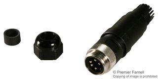 MOLEX 130017-0029 Sensor Connector, BRAD Mini-Change, 130017 Series, Male, 5 Positions, Screw Pin