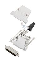 AMPHENOL COMMUNICATIONS SOLUTIONS L17DTSL25-RG-LJS-T+L717SDB25P D Sub Connector, With Backshell, DB25, Standard, Plug, DTSL-T-LJS-RG, 25 Contacts, DB, Solder Cup