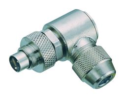 BINDER 99-0425-75-08 Circular Connector, Subminiature Circular Connector, 712 Series, Right Angle Plug, 8 Contacts